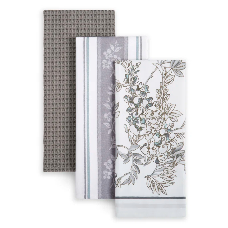 Martha Stewart Iris Lint-Free Towel 3-Pack Set & Reviews | Wayfair