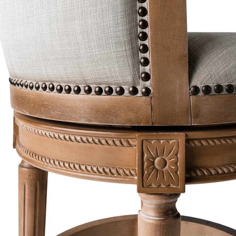 Maven Lane Maven Lane Pullman Stool with Fabric Upholstery