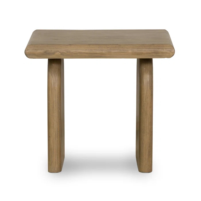 Aged Drift Mindi Square Solid Wood End Table