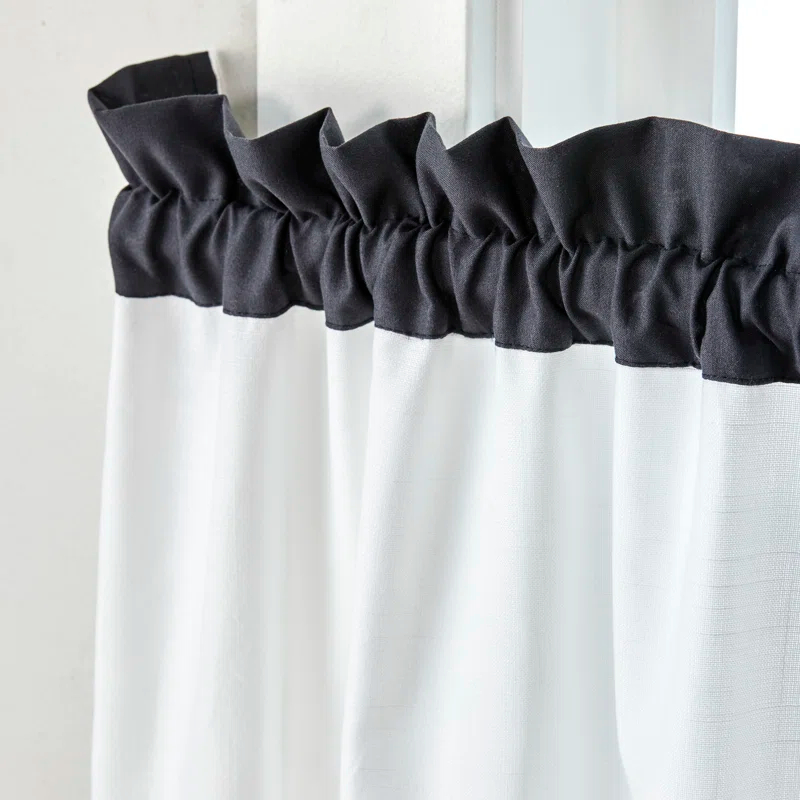 SKL Home Striped Tailored 48'' W Window Valance