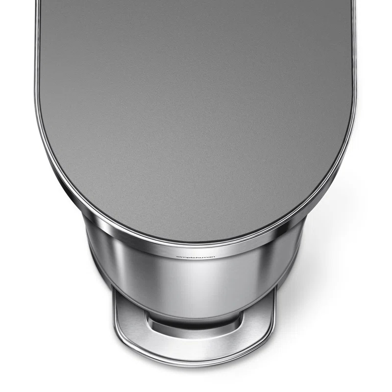 simplehuman simplehuman 45 Liter / 12 Gallon Slim Hands-Free Kitchen Step Trash Can, Stainless Steel