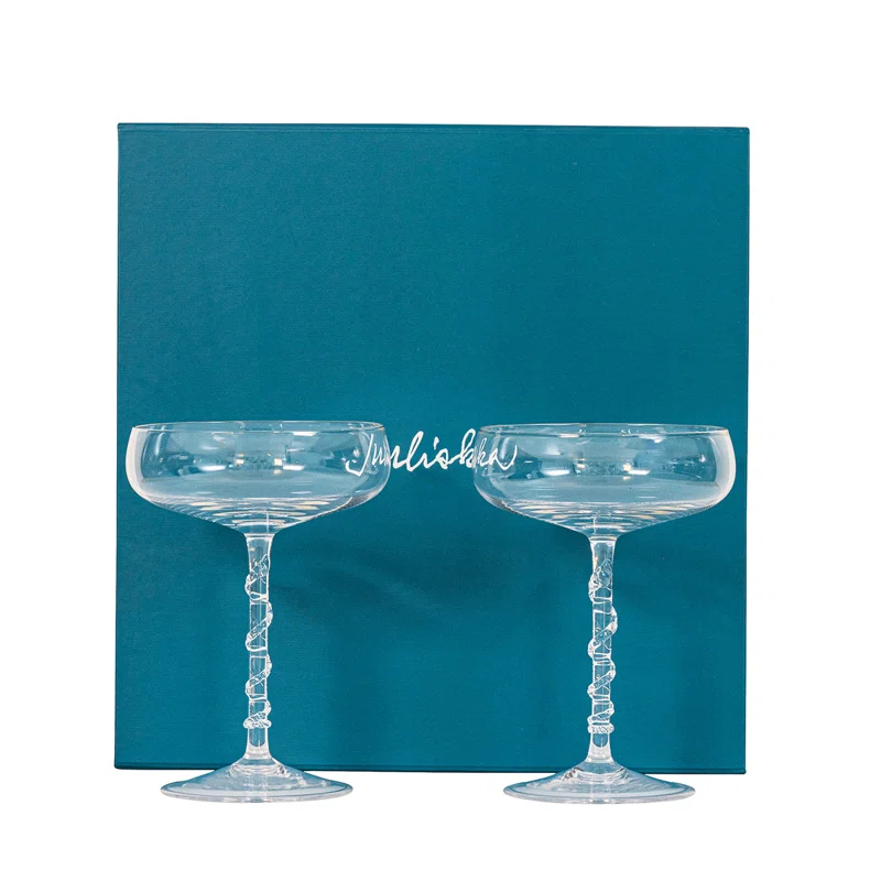 Juliska Amalia 4 oz. Cocktail Coupe (Set of 2)