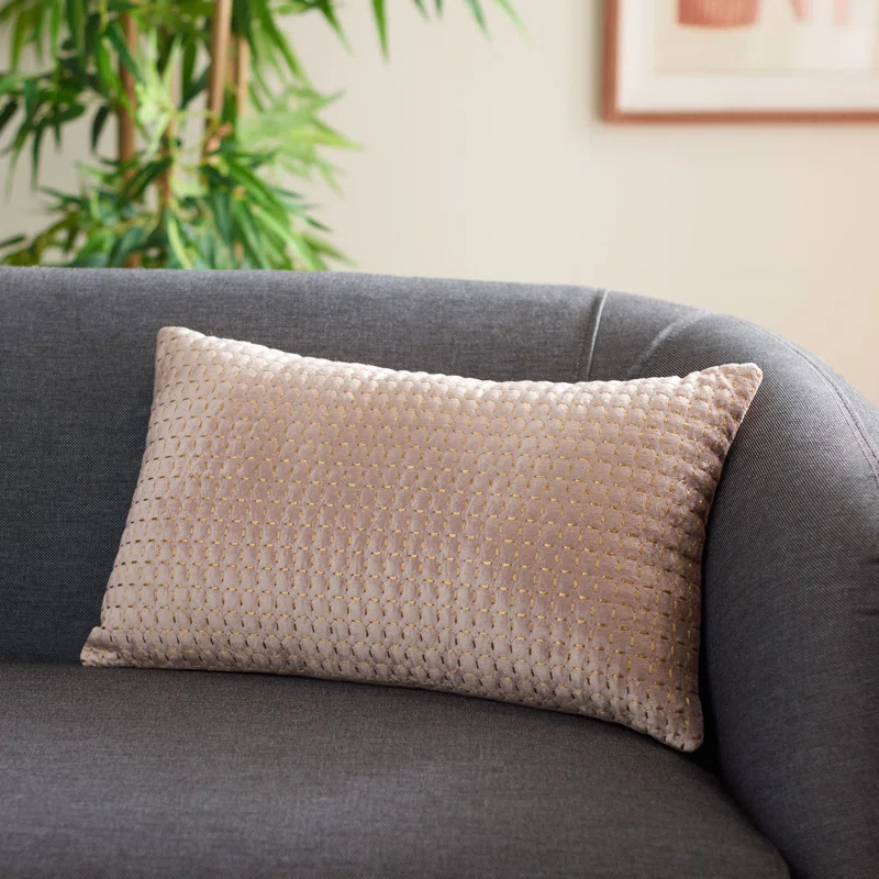 Safavieh Geometric Viscose, Cotton Reversible Throw Pillow