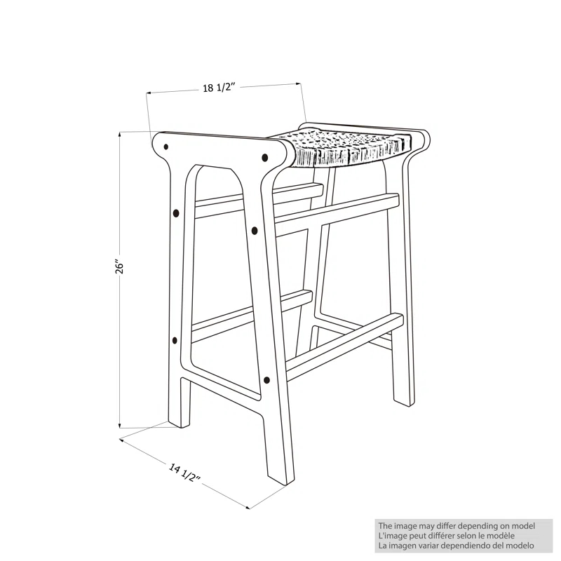 South Shore Balka Counter & Bar Stool (Set of 2)