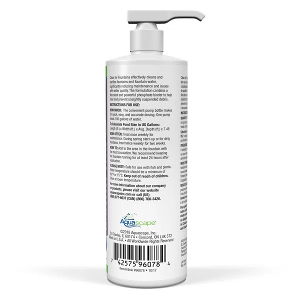Aquascape CLEAN For Fountains No Power Source Required / Manual Cleaner