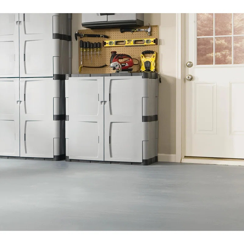 37" H x 36" W x 18" D 2 Door Storage Cabinet