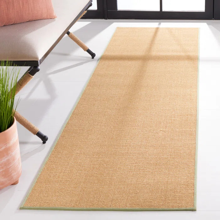 Martha Stewart Rugs Martha Stewart Sisal/Jute Solid Color Rug in Yellow
