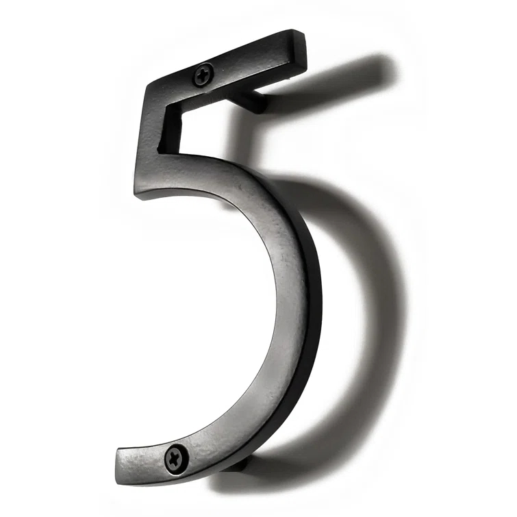 8'' H Metal House Number