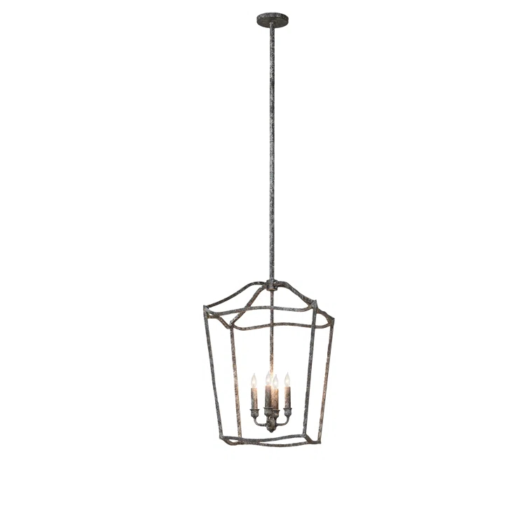 Meyda Lighting 4 - Light Dimmable Lantern Geometric Chandelier