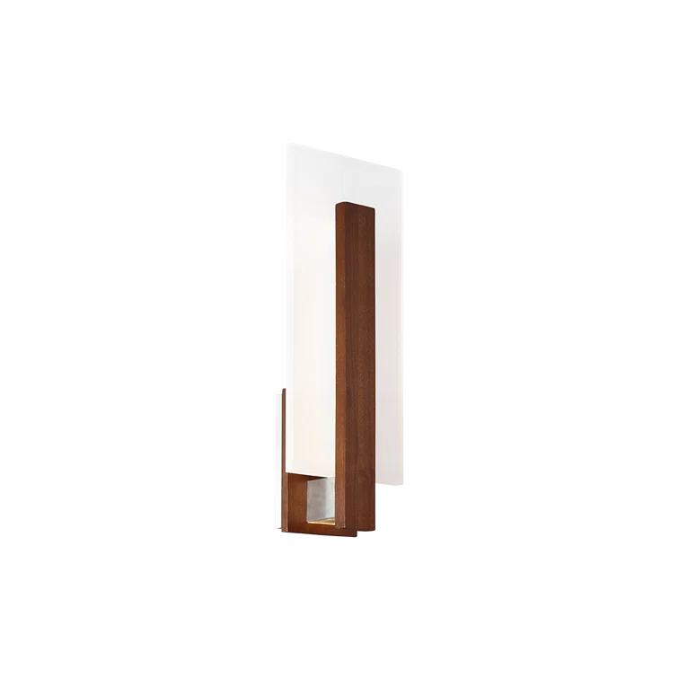 Stem Wood LED Armed Sconce
