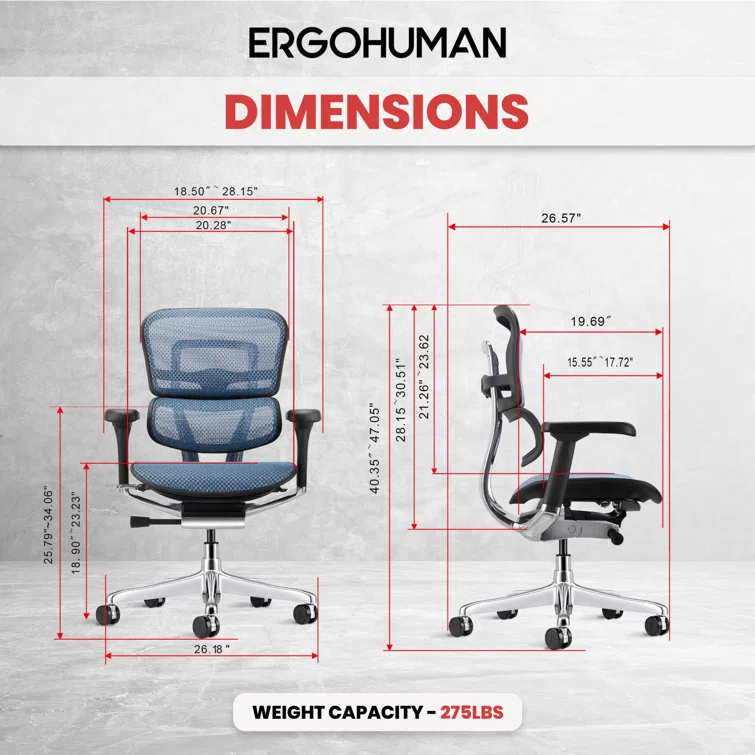 Eurotech Seating Ergohuman Task Chair