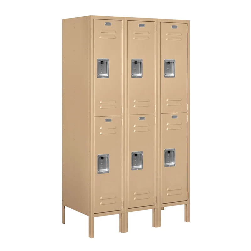 Salsbury Industries Metal 2 - Tier 36'' with Padlock