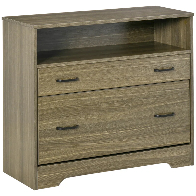 Vinsetto 33.5'' Wide 2 -Drawer File Cabinet