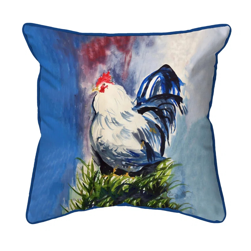 Betsy Drake Interiors No Decorative Addition Indoor/Outdoor Throw Pillow