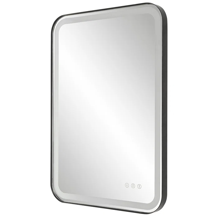 Uttermost Crofton Metal Flat LED Wall Mirror