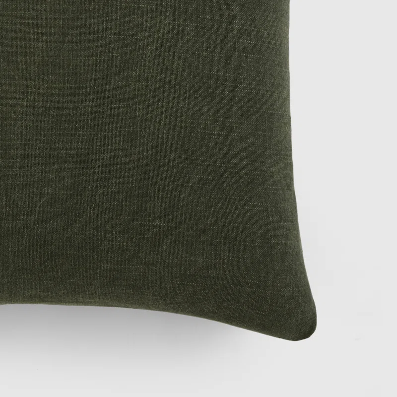 Solid Cotton Throw Pillow