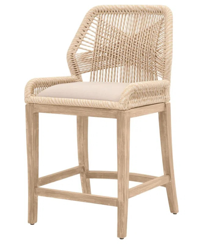 LOOMLAN Solid Wood Counter Stool