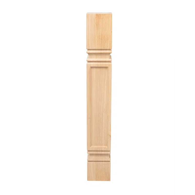 Architectural Products by Outwater L.L.C. 5" Wide x 35-1/4" High Hardwood Mission Plain Island Legs