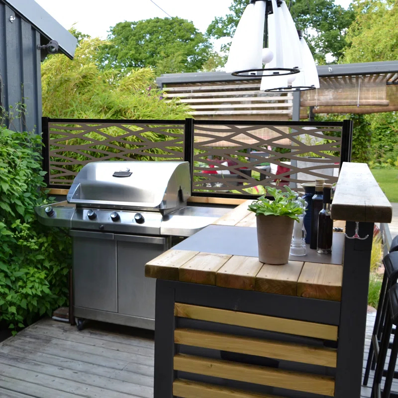 Grid Axcents 2 ft. H x 4 ft. W Polyethylene Privacy Screen