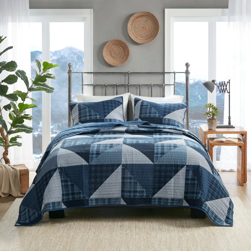 Woolrich Olsen 3 Piece Oversized Cotton Quilt Set