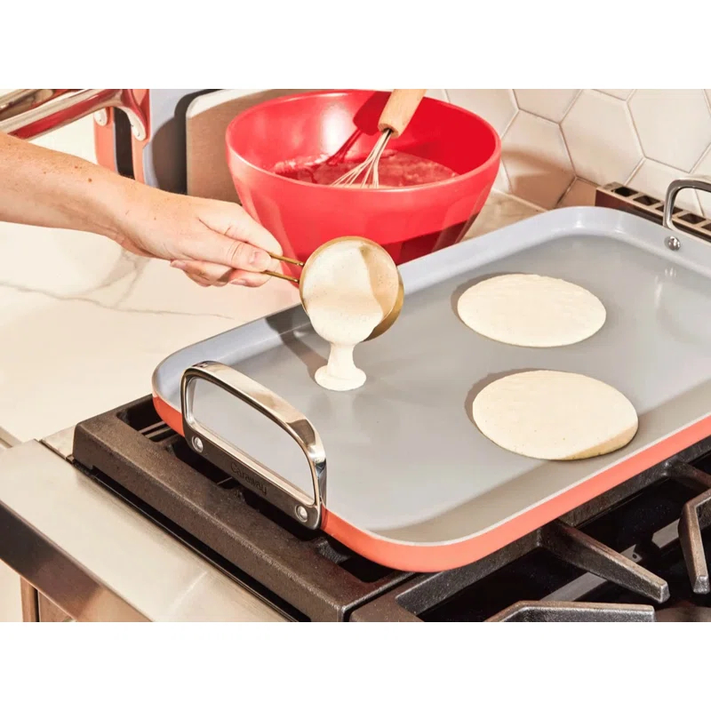 Caraway ® Sage Ceramic Non-Stick Double Burner Griddle