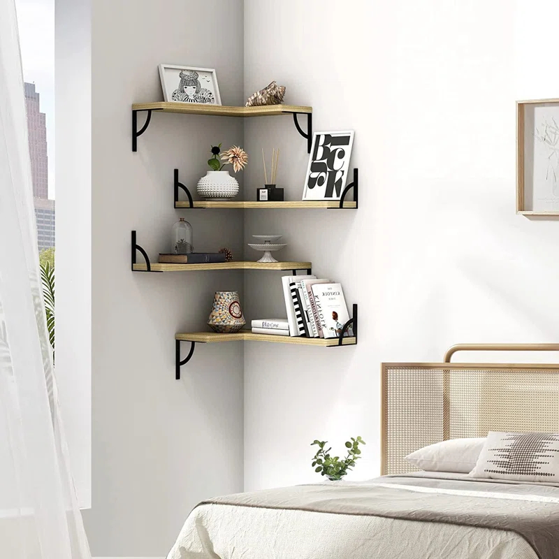 17 Stories 4 Piece Corner Shelf
