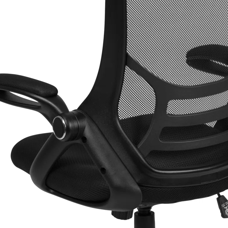 Flash Furniture Cappello High-Back Mesh Swivel Ergonomic Office Chair with Flip-Up Arms