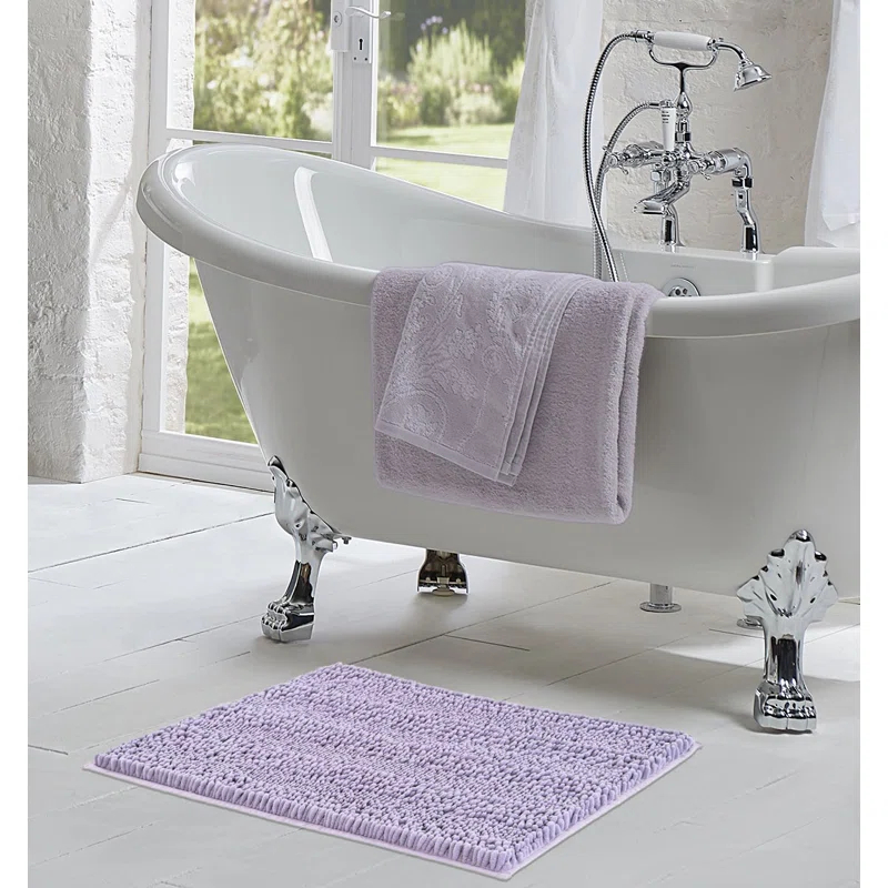 Laura Ashley Laura Ashley Astor Chenille Non-Slip Bath Mat