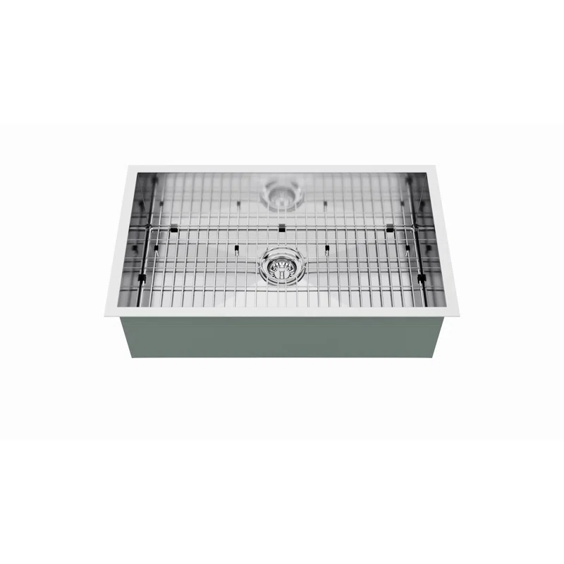 Blue Ocean 32" L x 19" W Single BowlStainless Steel Undermount Kitchen Sink