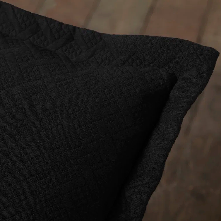Superior Superior Cotton All Season Basketweave Medium Weight Bedspread Set with Shams