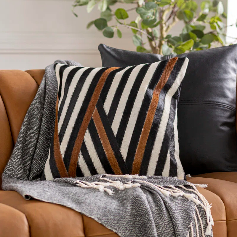 Nashville Striped Throw Pillow