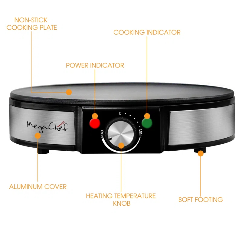 Mega Chef Mega Chef Crepe Maker