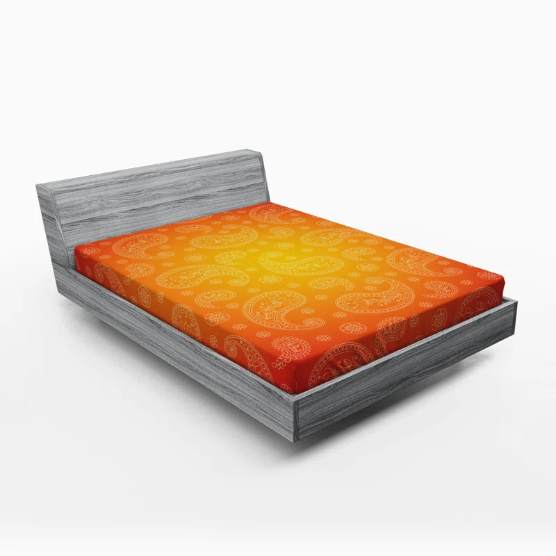 Ambesonne Microfiber Fitted Sheet