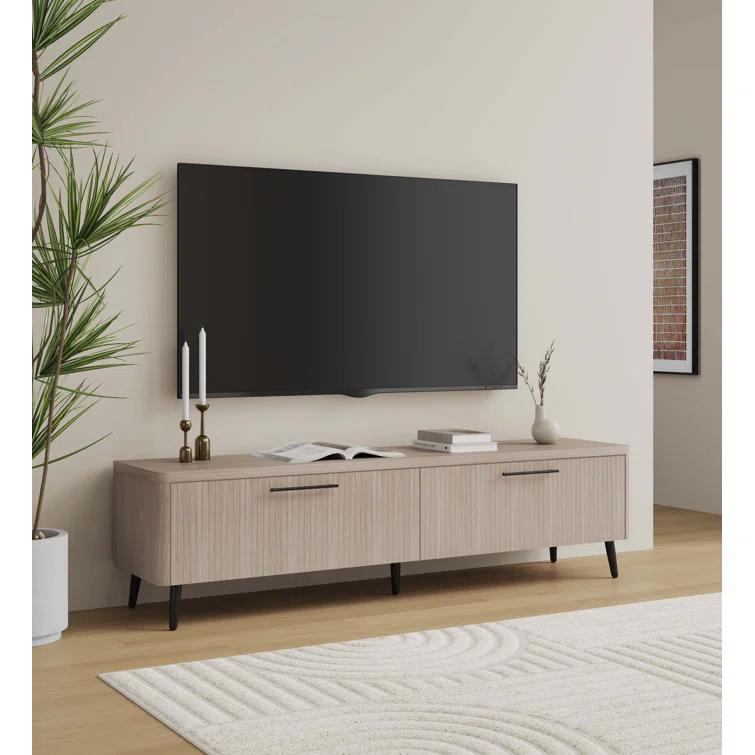 Manhattan Comfort Jodie 68.9" Mid-Century Modern TV Stand