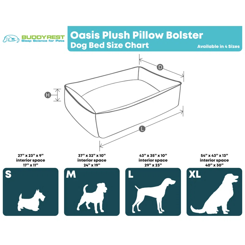 BuddyRest Faux Suede Pet Bed