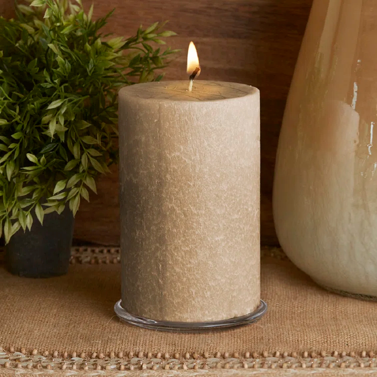 Root Candles Timberline Unscented Pillar Candle & Reviews | Wayfair