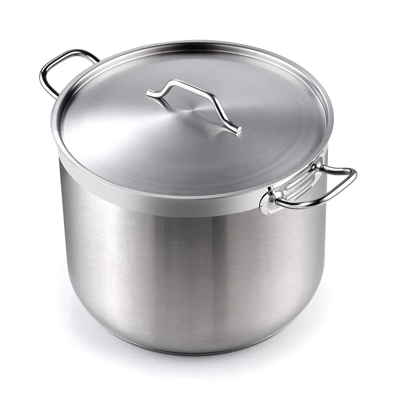Cooks Standard Cooks Standard Professional Stainless Steel Stock Pot with Lid, Silver