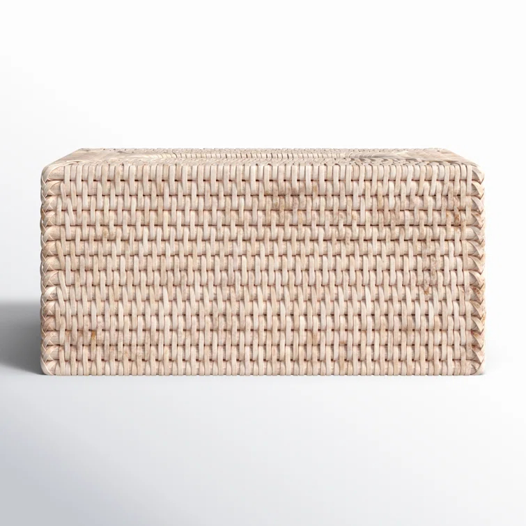 Birch Lane™ Glinda Rattan Long Tissue Box Cover & Reviews | Wayfair