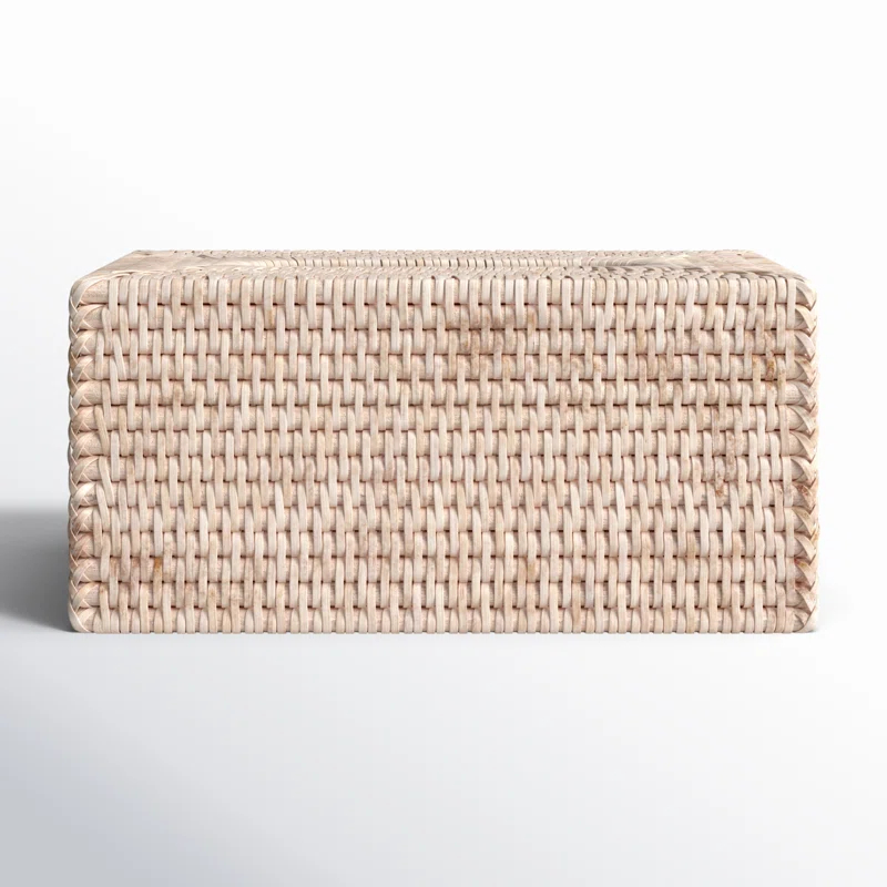 Birch Lane™ Glinda Rattan Long Tissue Box Cover & Reviews | Wayfair