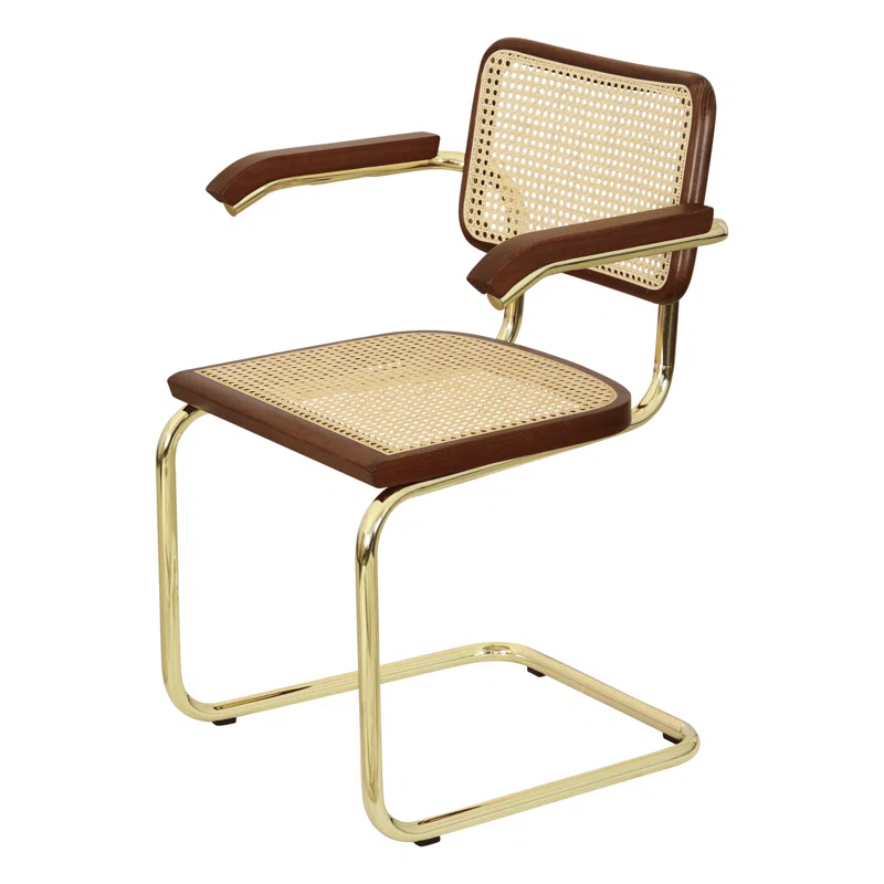 Breuer Chair Company Marcel Breuer Cesca Cane Cantilever Dining Armchair Arm Chair