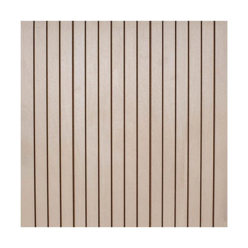 Architectural Products by Outwater L.L.C. Outwater 4Ft Wide X 8Ft High X 5/32In Thick Unfinished Maple Veneer Decorative Wall Tambour Panel With 3/4In 30-Degree Groove Slats – Flexible