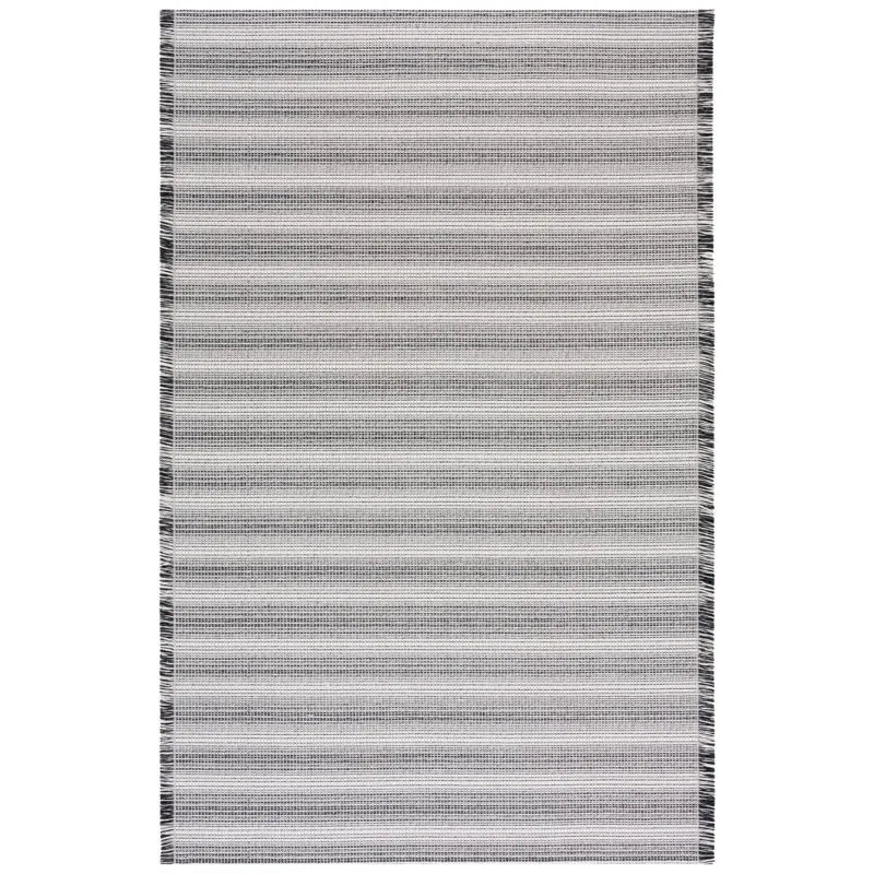 Gracie Oaks Leiner Performance Striped Rug