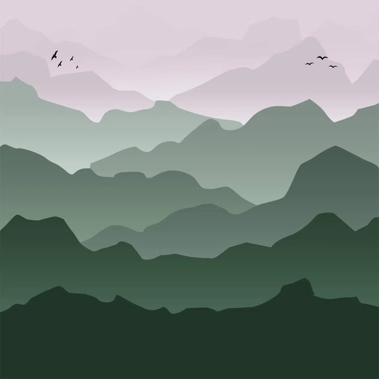 Foundry Select Landscape & Nature Non-Wall Damaging Wall Decal
