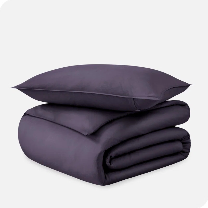 400 Thread Count Organic Cotton Sateen Duvet Cover Set
