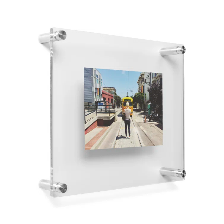 Double Panel Floating Acrylic Picture Frame