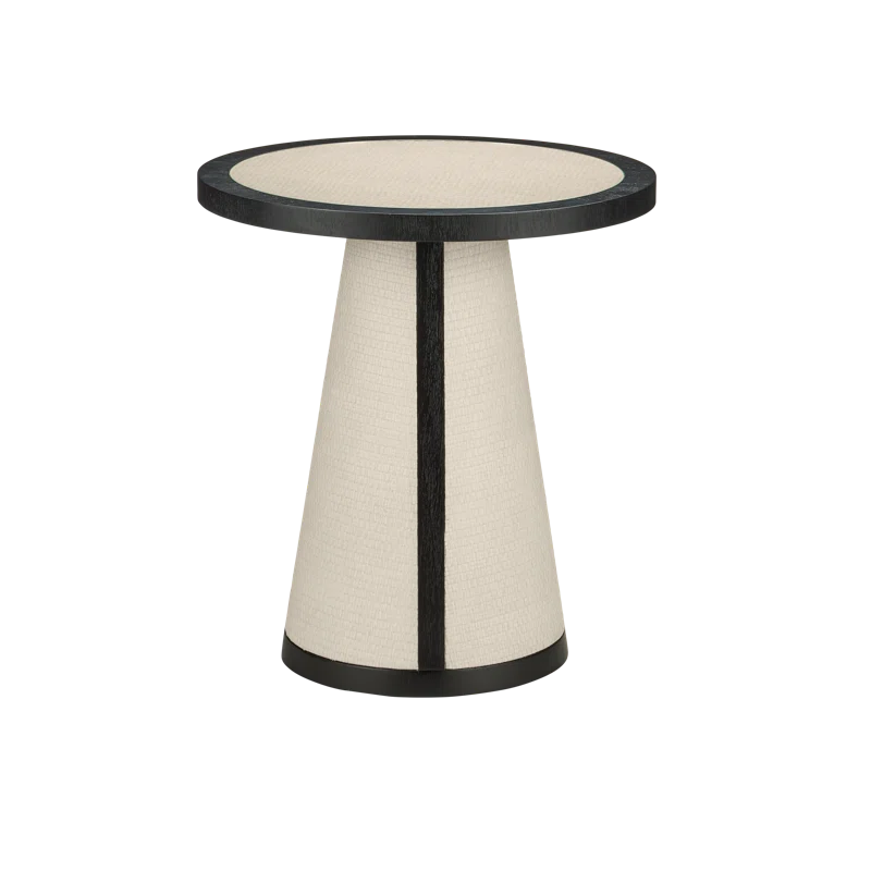 Currey & Company Deanna Raffia Entry Table