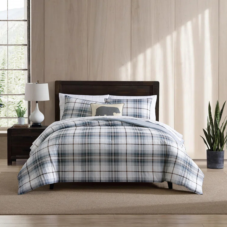 Eddie Bauer Eddie Bauer Alder Plaid Cotton Comforter Set