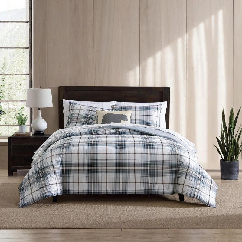 Eddie Bauer Eddie Bauer Alder Plaid Cotton Comforter Set