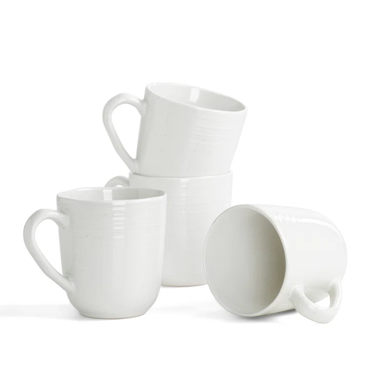 Evansburg 14oz Stoneware Coffee Mug- Service for 4 (Set of 4)
