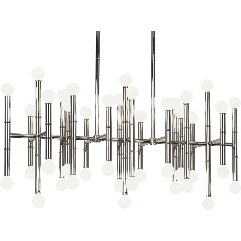 Jonathan Adler Meurice 42 - Light Dimmable Modern Linear Chandelier